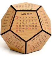 360 Degree Calendar for Office Desk and Executive Table Display, Creative Date Utility Gift for Corporate Gifting, Branding and Everyday Professional Use